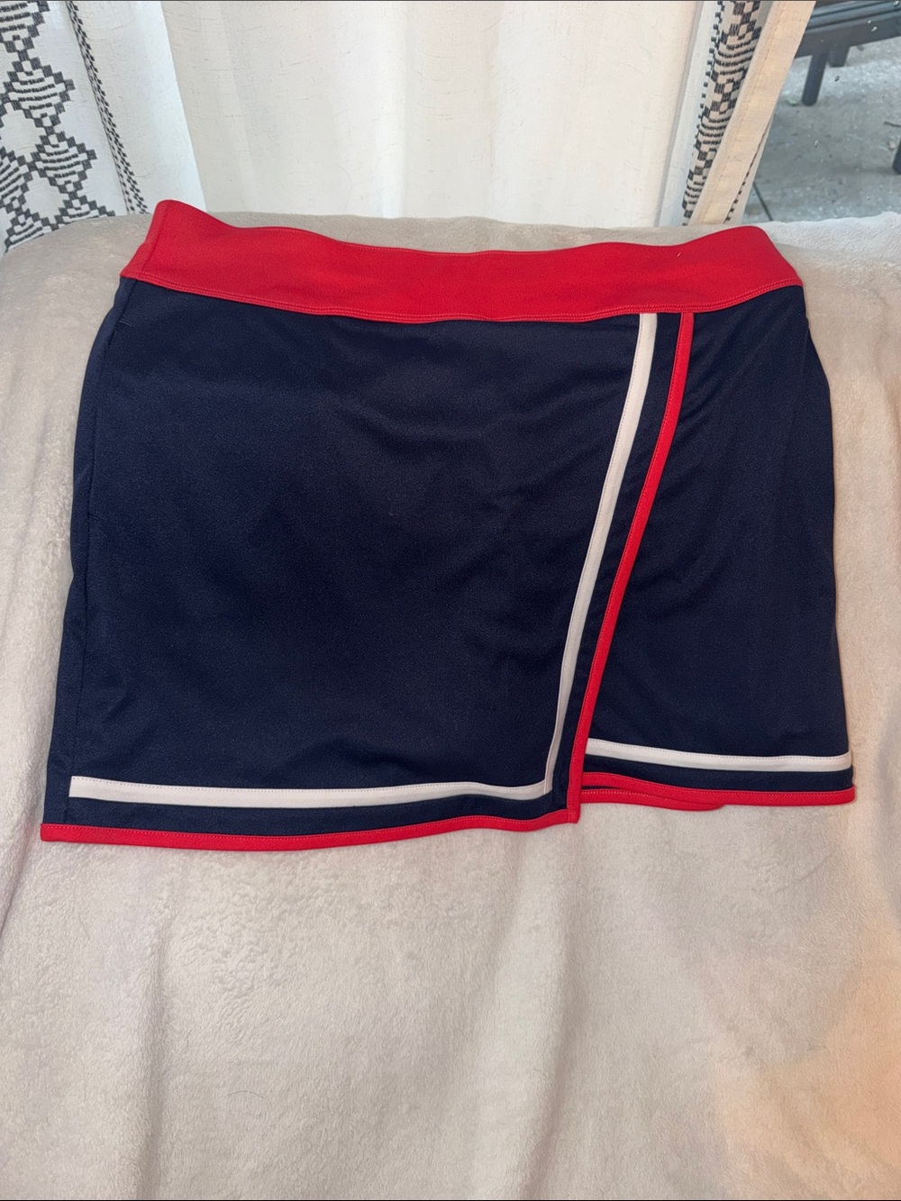 Callaway Navy Athletic Golf Skort with Coral Pink and White Trim